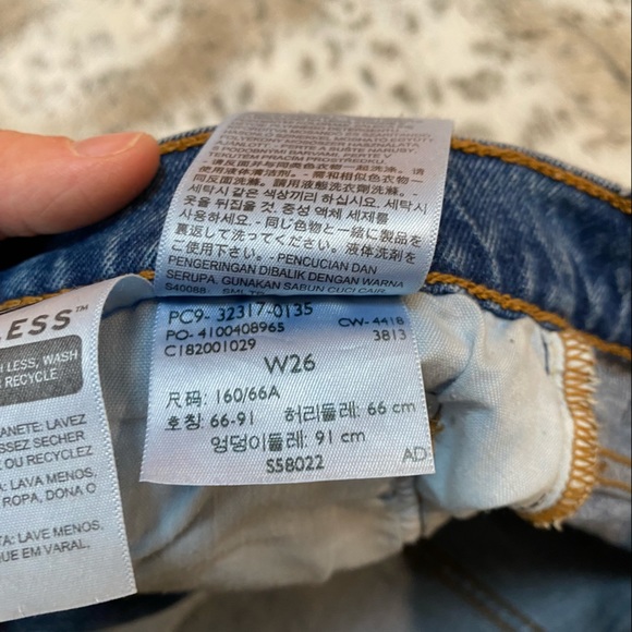 Levi’s 501 High Rise Cutoff Jean Shorts - Picture 7 of 7